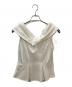 HER LIP TO (ハーリップトゥ) Shawl Peplum Top ホワイト サイズ:S：4000円