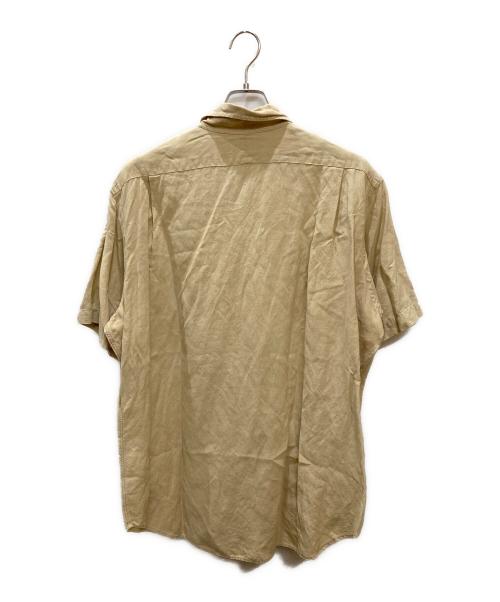 POLO RALPH LAUREN（ポロ・ラルフローレン）POLO RALPH LAUREN (ポロ・ラルフローレン) 古着リネンシルク半袖シャツ ベージュ サイズ:Lの古着・服飾アイテム