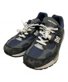 NEW BALANCE（ニューバランス）の古着「992ローカットスニーカー」｜ネイビー