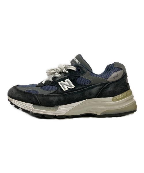 NEW BALANCE（ニューバランス）NEW BALANCE (ニューバランス) 992ローカットスニーカー ネイビー サイズ:26.5cmの古着・服飾アイテム