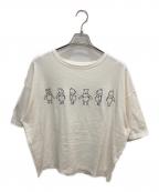 beautiful peopleビューティフルピープル）の古着「winnie the pooh suvin pima T」｜ホワイト