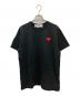 PLAY COMME des GARCONS（プレイコムデギャルソン）の古着「ハートロゴtシャツ」｜ブラック