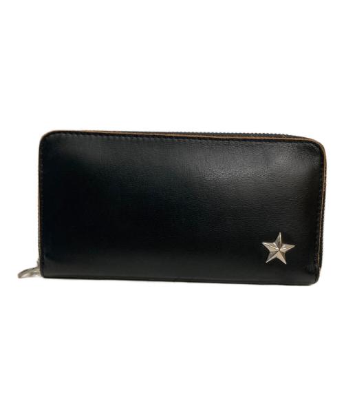 Schott（ショット）Schott (ショット) ONE STAR ZIP WALLET ブラックの古着・服飾アイテム