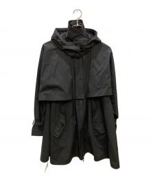 MONCLER（モンクレール）の古着「パマンジ ナイロントレンチコート」｜ブラック