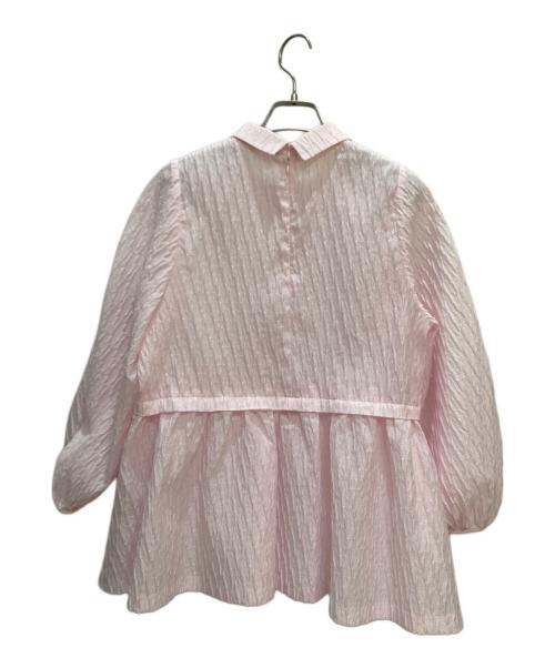 UNITED ARROWS（ユナイテッドアローズ）UNITED ARROWS (ユナイテッドアローズ) エアリージャガードブラウス ピンク サイズ:38の古着・服飾アイテム