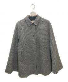 UNITED ARROWS（ユナイテッドアローズ）の古着「ハンドトゥースリバーケープコート」｜グレー