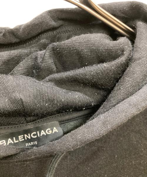 BALENCIAGA（バレンシアガ）BALENCIAGA (バレンシアガ) カットソー フードパーカー ブラック サイズ:Mの古着・服飾アイテム