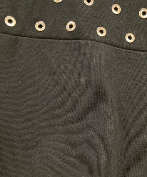 DIESEL（ディーゼル）DIESEL (ディーゼル) ハトメデザインジップパーカー ブラック サイズ:XSの古着・服飾アイテム