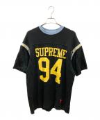 SUPREMEシュプリーム）の古着「Football Top Tシャツ / フットボールTシャツ」｜ブラック