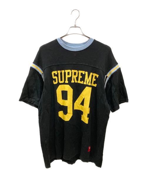 SUPREME（シュプリーム）SUPREME (シュプリーム) Football Top Tシャツ / フットボールTシャツ ブラック サイズ:Lの古着・服飾アイテム