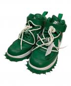 NIKE×OFFWHITEナイキ×オフホワイト）の古着「Air Force 1 Mid SP LTHR "Pine Green"」｜グリーン
