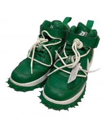 NIKE×OFFWHITE（ナイキ×オフホワイト）の古着「Air Force 1 Mid SP LTHR "Pine Green"」｜グリーン