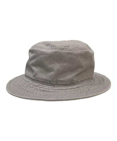 stussy hats（ステューシー）stussy hats (ステューシー) 90S ロゴ刺繍ハット グレーの古着・服飾アイテム