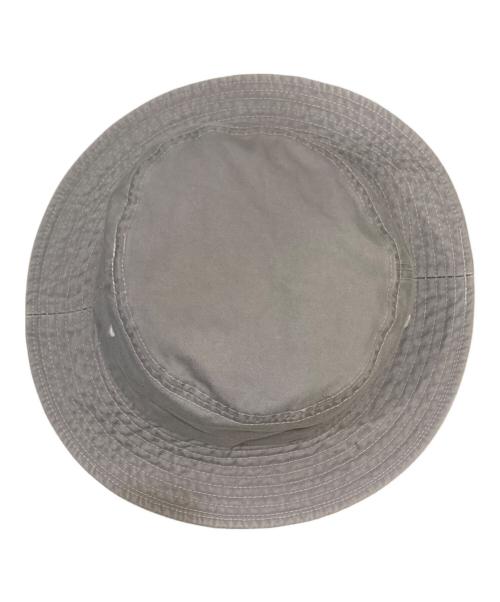 stussy hats（ステューシー）stussy hats (ステューシー) 90S ロゴ刺繍ハット グレーの古着・服飾アイテム