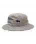 stussy hats（ステューシー）の古着「90S ロゴ刺繍ハット」｜グレー