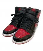 NIKEナイキ）の古着「AIR JORDAN 1 RETRO HIGH OG /Patent Bred」｜レッド×ブラック
