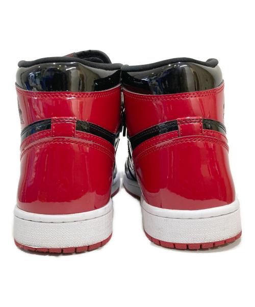 NIKE（ナイキ）NIKE (ナイキ) AIR JORDAN 1 RETRO HIGH OG /Patent Bred レッド×ブラック サイズ:27cmの古着・服飾アイテム