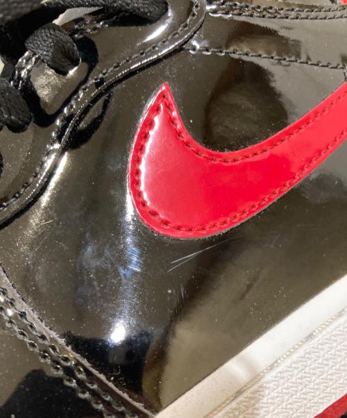 NIKE（ナイキ）NIKE (ナイキ) AIR JORDAN 1 RETRO HIGH OG /Patent Bred レッド×ブラック サイズ:27cmの古着・服飾アイテム