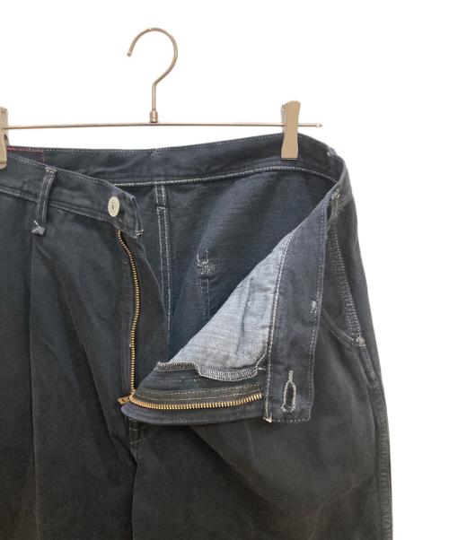 LEVI'S RED（リーバイス レッド）LEVI'S RED (リーバイス レッド) PLEATED TROUSER JACK STRAW ブラック サイズ:W34L32の古着・服飾アイテム