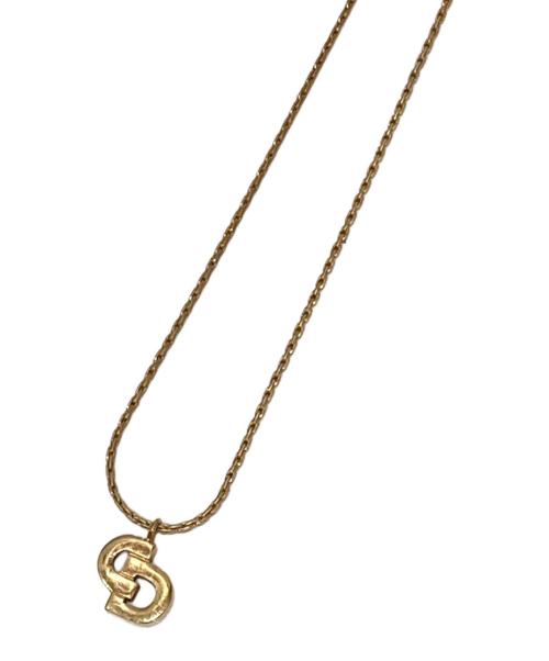 Christian Dior（クリスチャン ディオール）Christian Dior (クリスチャン ディオール) CDロゴネックレス ゴールドカラーの古着・服飾アイテム