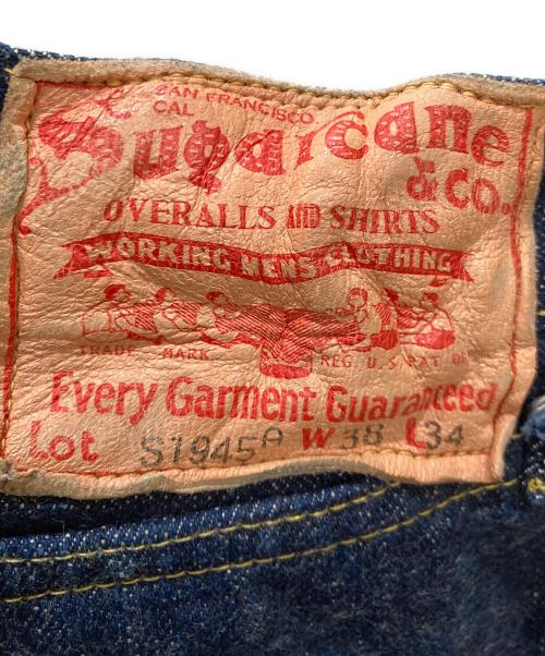 SUGAR CANE（シュガーケーン）SUGAR CANE (シュガーケーン) 14oz. BLUE DENIM WAIST OVERALLSデニムパンツ インディゴ サイズ:SIZE W38L34の古着・服飾アイテム