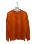 NIKE ACGナイキエーシージー）の古着「NRG ACG LS LBR TEE LUNGS CAMPFIRE」｜オレンジ