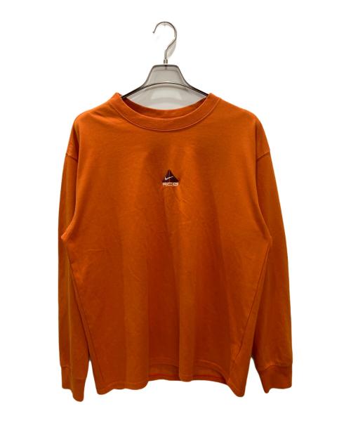 NIKE ACG（ナイキエーシージー）NIKE ACG (ナイキエーシージー) NRG ACG LS LBR TEE LUNGS CAMPFIRE オレンジ サイズ:XLの古着・服飾アイテム