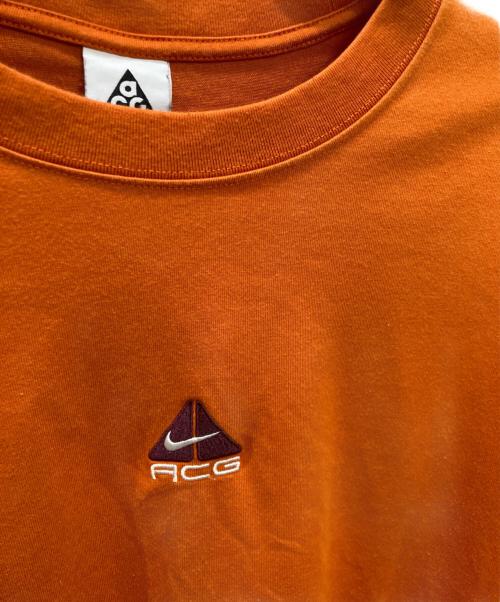 NIKE ACG（ナイキエーシージー）NIKE ACG (ナイキエーシージー) NRG ACG LS LBR TEE LUNGS CAMPFIRE オレンジ サイズ:XLの古着・服飾アイテム