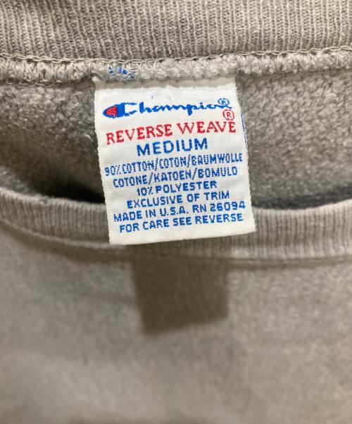 Champion REVERSE WEAVE（チャンピオン リバース ウィーブ）Champion REVERSE WEAVE (チャンピオン リバース ウィーブ) 90Sリバースウィーブスウェット グレー サイズ:Mの古着・服飾アイテム