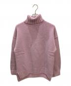 SLOANEスローン）の古着「ジーロンラムズ カシミヤ ドロップショルダーニット」｜パープル