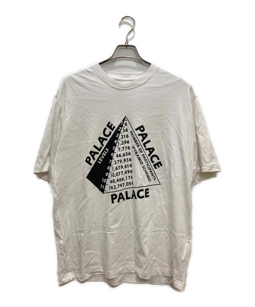 PALACE（パレス）PALACE (パレス) プリントTシャツ ホワイト サイズ:Lの古着・服飾アイテム