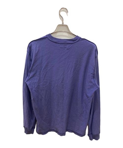 stussy（ステューシー）stussy (ステューシー) ロゴカットソー パープル サイズ:Mの古着・服飾アイテム