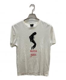 HUGO BOSS×Michael Jackson（ヒューゴ ボス×マイケルジャクソン）の古着「マイケルジャクソン プリントカットソー」｜ホワイト