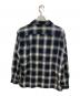 TOWN CRAFT (タウンクラフト) OMBRE W-FLAP 50S ROOP COLLAR SHIRTS ブラック サイズ:L：13000円