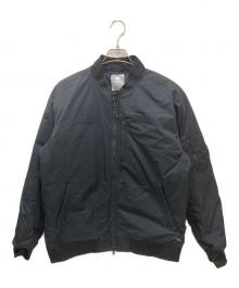MAMMUT（マムート）の古着「Floeberg IN Bomber Jacket / ダウン ボンバージャケット」｜ブラック