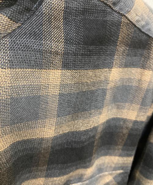 yago（ヤゴ）yago (ヤゴ) 古着中綿シャツジャケット ブラウン サイズ:Lの古着・服飾アイテム