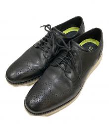 COLE HAAN（コールハーン）の古着「GRAND OSウイングチップシューズ」｜ブラック