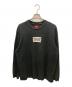 SUPREME（シュプリーム）の古着「Woven Label L/S Top / 長袖Tシャツ」｜ブラック
