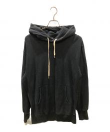 Hysteric Glamour（ヒステリックグラマー）の古着「TRIANGLE WOMANワッペン パーカー」｜ブラック