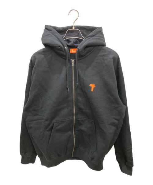 Inspiration（インスピレーション）Inspiration (インスピレーション) ジップパーカー ブラック サイズ:Mの古着・服飾アイテム