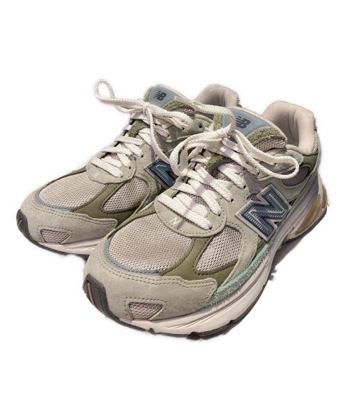 NEW BALANCE（ニューバランス）NEW BALANCE (ニューバランス) atmos (アトモス) Wasabi/山葵ローカットスニーカー グリーン サイズ:27の古着・服飾アイテム
