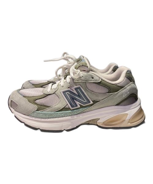NEW BALANCE（ニューバランス）NEW BALANCE (ニューバランス) atmos (アトモス) Wasabi/山葵ローカットスニーカー グリーン サイズ:27の古着・服飾アイテム
