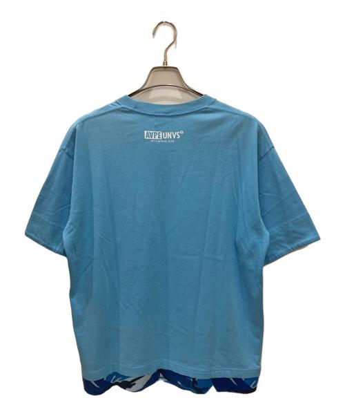 Aape BY A BATHING APE（エーエイプ バイ アベイシングエイプ）Aape BY A BATHING APE (エーエイプ バイ アベイシングエイプ) カモレイヤードｔシャツ ブルー サイズ:Mの古着・服飾アイテム