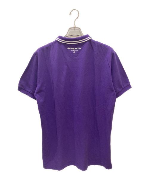 Aape BY A BATHING APE（エーエイプ バイ アベイシングエイプ）Aape BY A BATHING APE (エーエイプ バイ アベイシングエイプ) ポロシャツ パープル サイズ:XLの古着・服飾アイテム