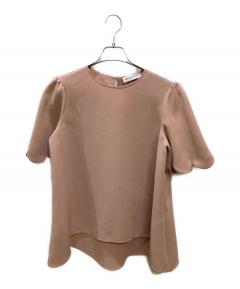 中古・古着通販】YORI (ヨリ) ストライプティアードチュニック ピンク