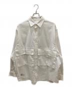 FreshServiceフレッシュサービス）の古着「DRY OXFORD FLAP POCKET L/S SHIRT」｜ホワイト