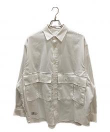 FreshService（フレッシュサービス）の古着「DRY OXFORD FLAP POCKET L/S SHIRT」｜ホワイト