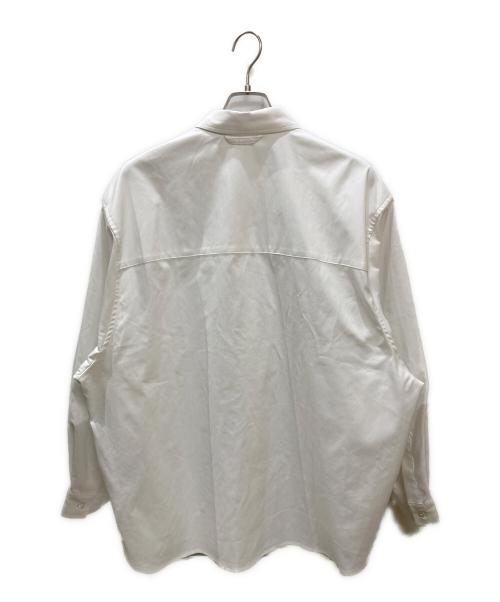 FreshService（フレッシュサービス）FreshService (フレッシュサービス) DRY OXFORD FLAP POCKET L/S SHIRT ホワイト サイズ:Mの古着・服飾アイテム
