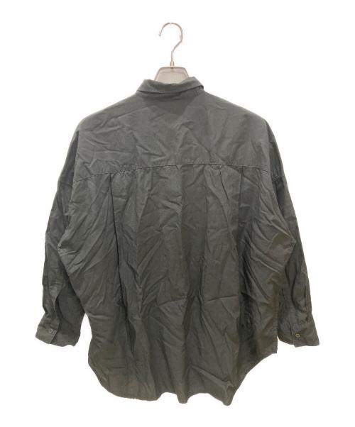 Spick and Span（スピック＆スパン）Spick and Span (スピック＆スパン) ガーメントダイカシュクールシャツ グレー サイズ:Freeの古着・服飾アイテム