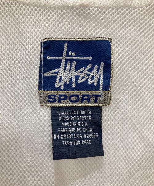 stussy sport（ステューシー スポーツ）stussy sport (ステューシー スポーツ) ナイロンジャケット ホワイト サイズ:不明（実寸サイズをご確認ください）の古着・服飾アイテム